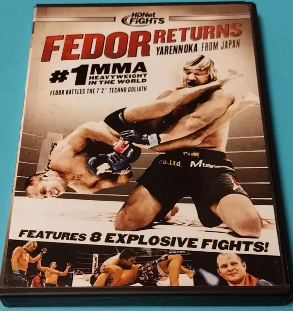 Fedor Emelianenko RETURNS DVD Pride FC HD Net Fights 2008 MMA Legend UFC GREAT!