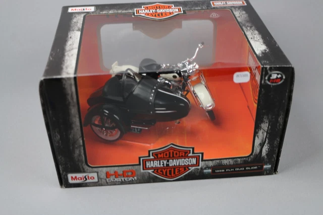 ZC1101 MAISTO 32420 Moto 1/18 1:18 Harley Davidson FLH Duo Guide 1958 side car