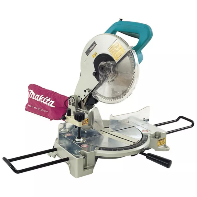 Makita LS1040 1650W 255mm (10") Compound Mitre Saw with Base Stabilising Bracket