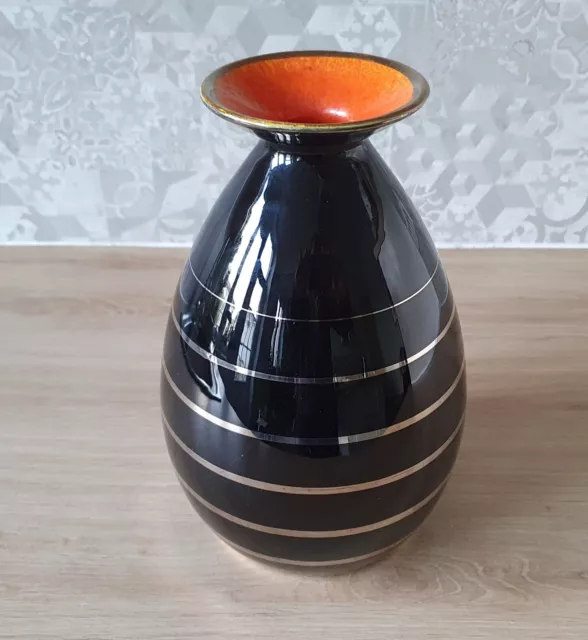 Charles CATTEAU - Vase Art Déco - BOCH La Louvière -  CIRCA 1930