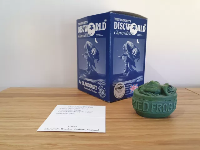 Clarecraft Discworld - DW63 - Dried Pills Box - Hallmark Version - very rare 3