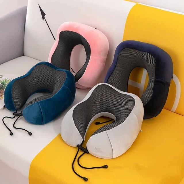 Memory Foam U-shaped Neck Pillow Soft Travel Pillow Massage Neck Pillow Sleep Pl