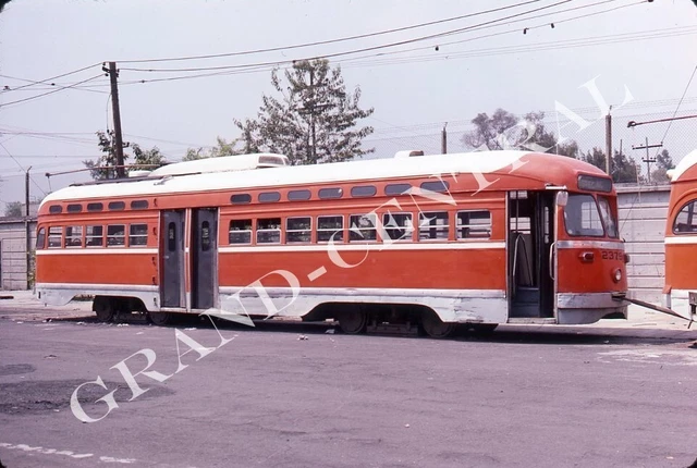 Original 1978 Mexico City Trolley Streetcar Kodachrome Slide #2379 Mexico
