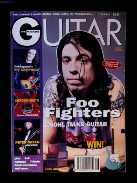 Guitar The Magazine. Vintage May 1996. Foo Fighters. Ash. Tim Wheeler. Garbage.