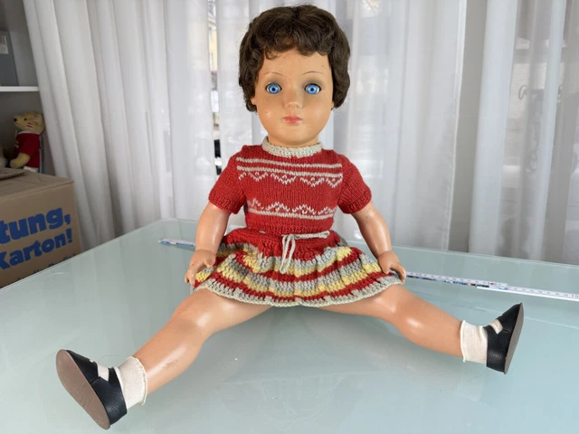 POUPEE ANCIENNE : Poupée Petitcollin En Celluloïd En Tenue De