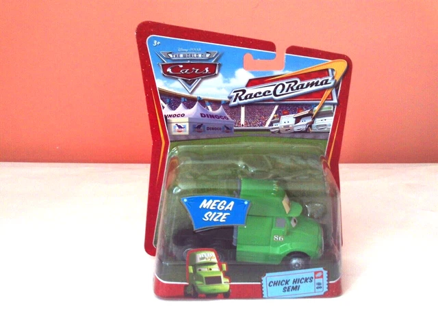 Disney Pixar The World of Cars Race O Rama Mega Size Chick Hicks Semi #8