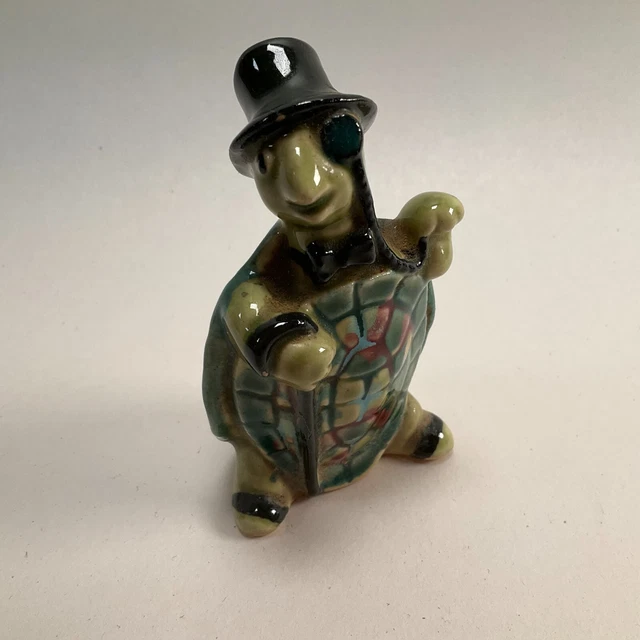 Ceramic Arts Studio Vintage Turtle with Top Hat & Cane - USA
