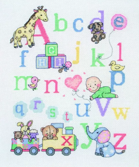 Anchor ACS37 Small Alphabet Embroidery Kit Counted