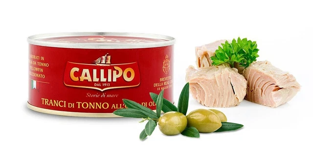 Tranci Di Tonno All'olio Di Oliva -Callipo -Gr.  300