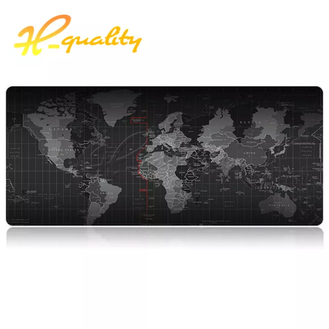 Mouse Pad World Map Mousepad Anti-slip Large Gaming Mouse Mousepad Mat