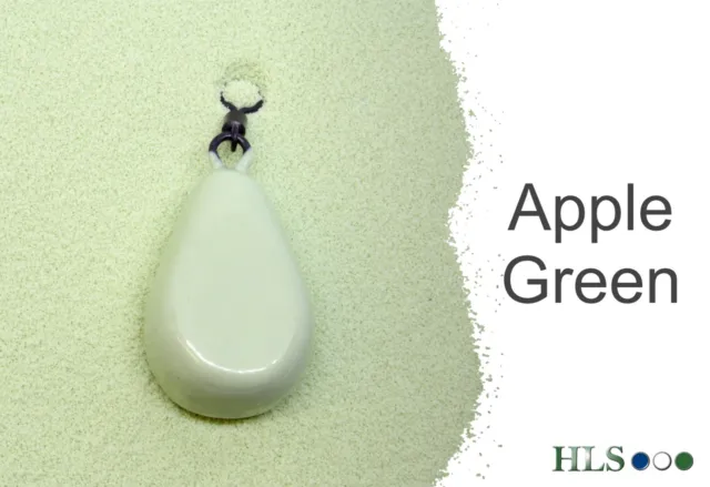 Apple Green Lead Jig head plastic coating powder HLS carp fishing tackle [APG]