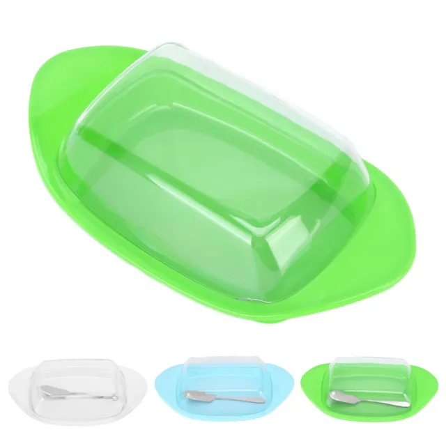 Ship‑Shaped Butter Cutting Box W/Cutting Knife And Lid Food Grade Chesse HG