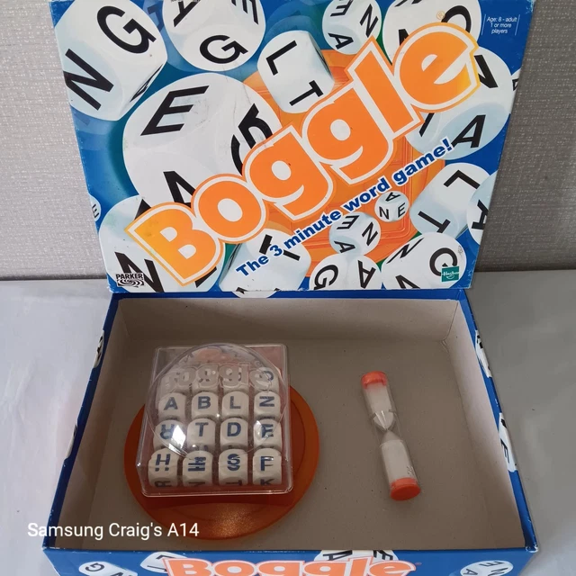 VINTAGE BOGGLE BOARD Game by Parker Complete Set Complete with Sand ...