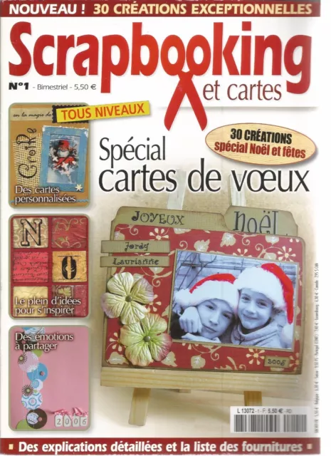 Scrapbooling Et Cartes N°01 - Special Cartes De Voeux - 30 Creations
