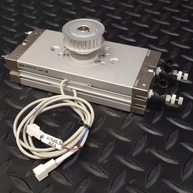 SMC Pneumatics - CDRQ2BS30-180C - Rack & Pinion Style Compact Rotary Actuator