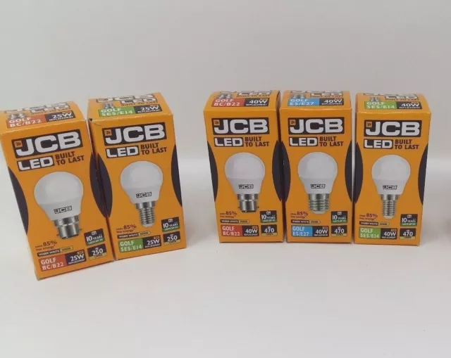 25w40w LED Round Golf JCB Light Bulbs BC B22 ES E27 SES E14 Bulb Warm White
