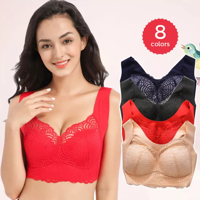NEW AIR ULTIMATE Lift Stretch Full-Figure Seamless Lace Cut-Out Gather Sexy  Bra £8.38 - PicClick UK