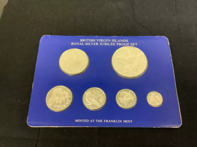 1977 British Virgin Islands Royal Silver Jubilee Proof Set of (6) coins!