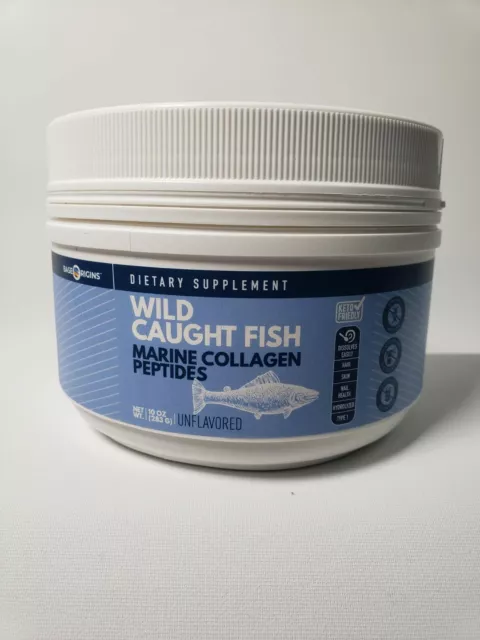 MARINE COLLAGEN PEPTIDES Powder WILD-CAUGHT Alaskan Fish 10oz -Skin ...