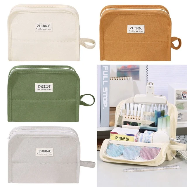 Pochette de papeterie Fournitures pour étudiants Sac Crayon Sac de stockage