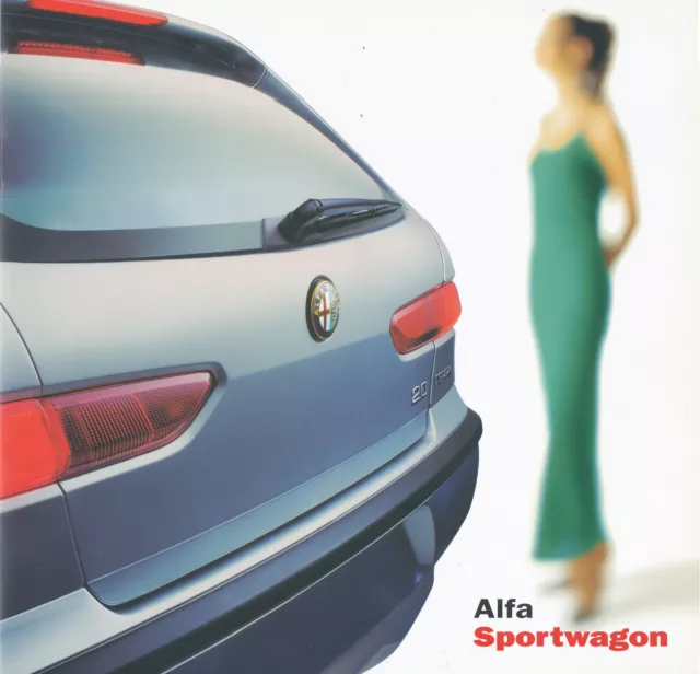 Alfa Romeo Sportwagon Prospekt 2000 3/00 I ital brochure prospetto broszura