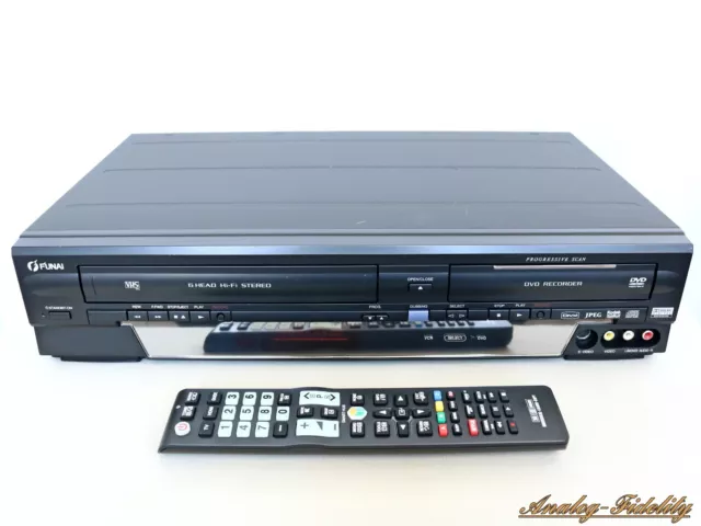 Funai W4A-A4180DB VHS DVD Recorder Kombigerät Video Digitalisieren Garantie