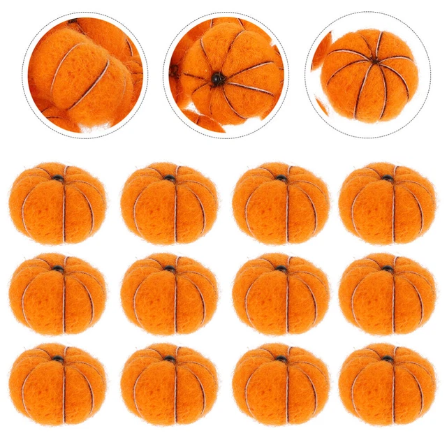 15 pz decorazioni del Ringraziamento bambino zucche in feltro Halloween