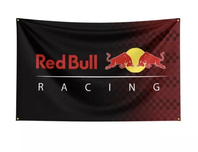 Red Bull Racing Banner Fahne Flagge Flag Werkstatt Neu