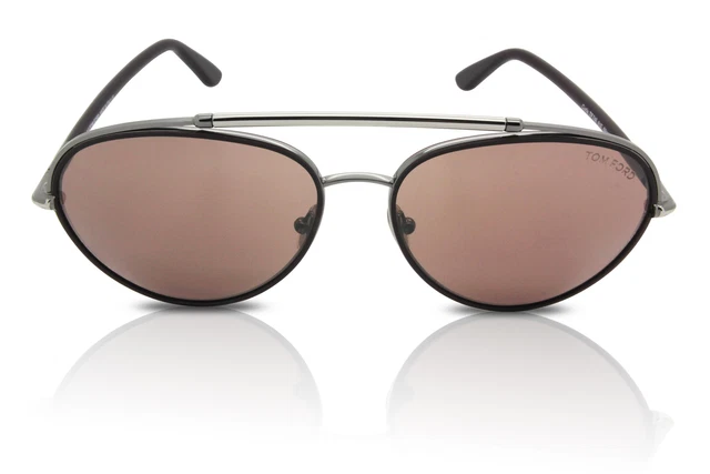 Tom Ford FT0748 Curtis Occhiali da sole da uomo 81E viola lucido/marrone 2