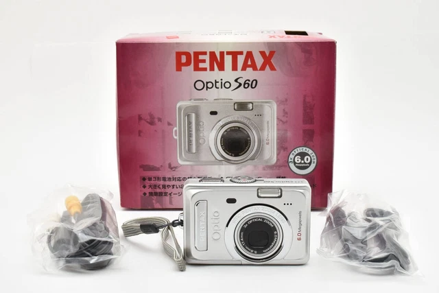 PENTAX OPTIO S60 Compact Camera Used Good Condition 12MP Point