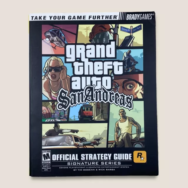 Grand Theft Auto GTA San Andreas Game Official Strategy Guide Book Brady Games