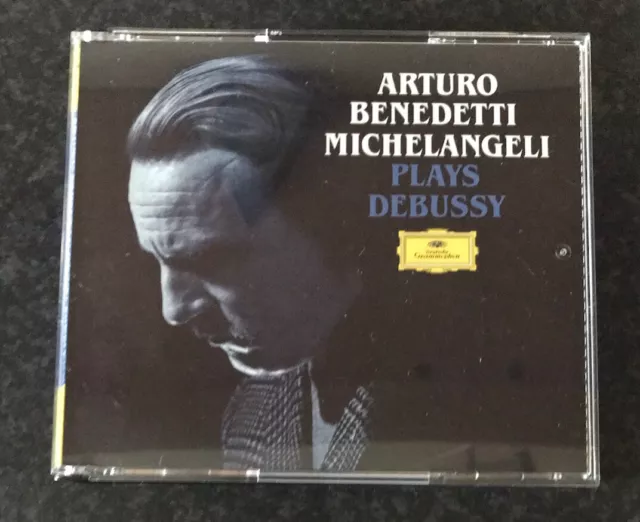 Arturo Benedetti Michelangeli Plays Debussy Piano Works 2cd DG Set