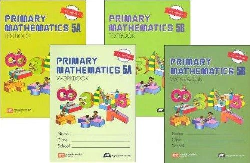 Click 5b Math Work PRIMARY MATHEMATICS GRADE 5 SET--Textbooks 5A and 5B, Workbooks 5A and ...