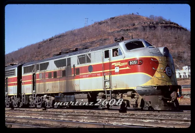 (Mz) Dupe Train Slide Erie Lackawanna (El) 8051 Roster