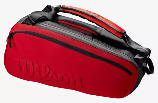 Wilson - WR8016501001 -  Super Tour Clash V2.0 6 Pack Tennis Bag - Red