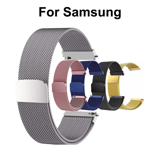 FOR SAMSUNG GALAXY Watch Active 2 40mm/44mm Stainless Steel Milanese