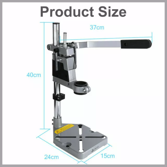 Universal Holes Bench Drill Press Stand Frame Metal Base Machine Tool Holder AU 2