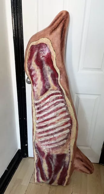 LARGE prop side of beef meat - butchers Halloween, handmade