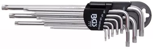 BGS Winkelschlüssel-Satz | extra lang | TS-Profil (für Torx Plus) TS10 - TS50 |