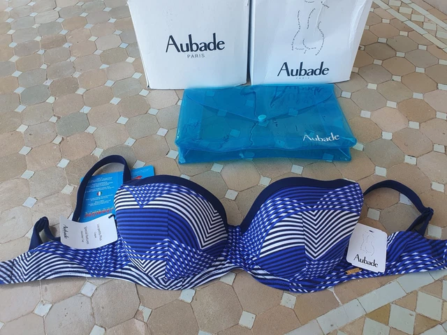Bas De Maillot De Bain Aubade Sublime Naiade - Brésilien Noir Avec Strass Swarovski - Neuf Avec étiquettes