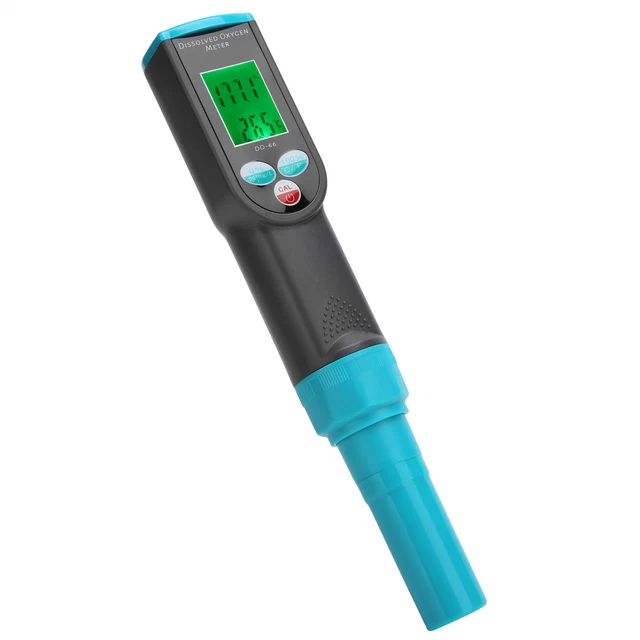 Portable Dissolved Oxygen Meter 0-199.9% Backlight Display W/Temperature HG