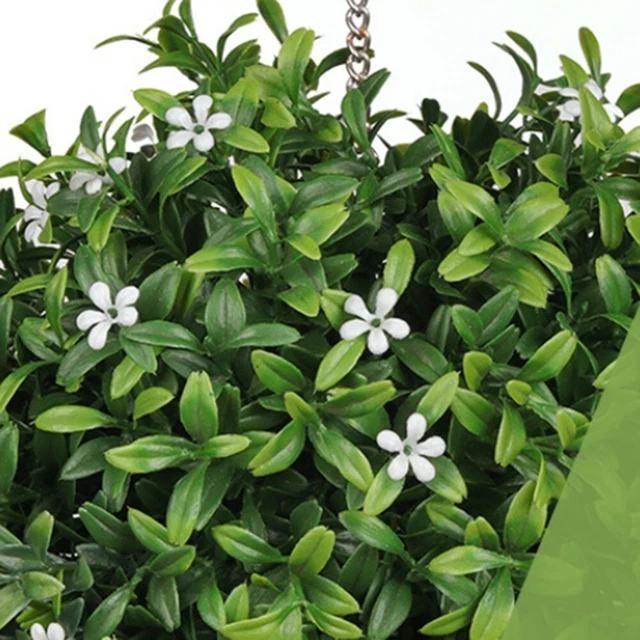 UV STABLE ARTIFICIAL Ball Shaped Rose Flower Plant for Home or Party