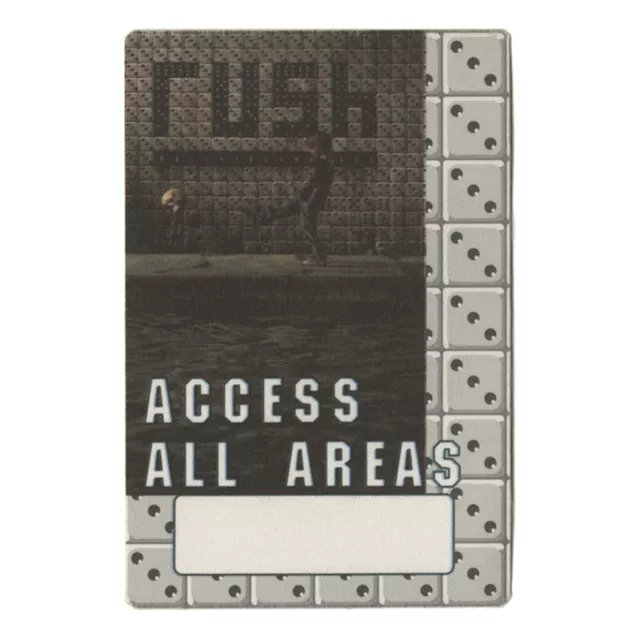 Rush 1991 Roll the Bones concert tour All Access Backstage Pass