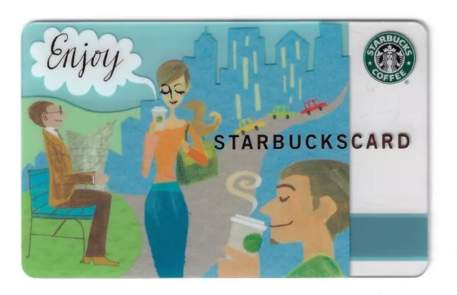 Starbucks USA 2003 ENJOY Gift Card - New  - Old Logo