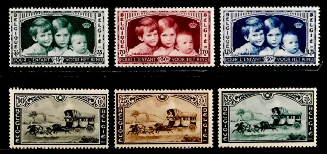 Belgium: 1935 Classic Era Stamps With Unused Semi Postal Sets Sound