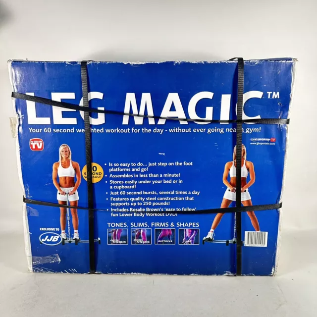 JJB Leg Magic Coscia Esercitante Casa Palestra Retro Vintage Nuovo In Scatola NOS