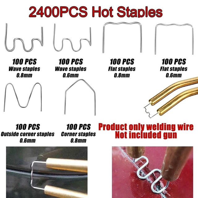 2400 Staples Kit with Premium Stainless Steel for Long Lasting Car Repair