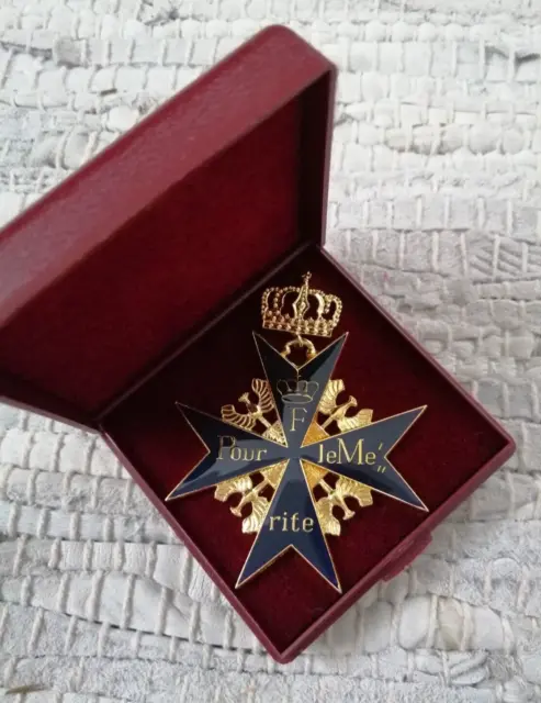 Pour le Mérite Orden / Ordenskreuz-gestiftet von König Friedrich II von Preußen