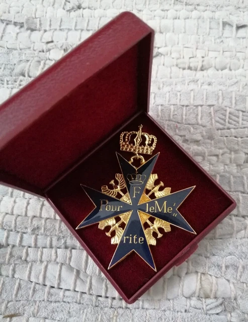 Pour le Mérite Orden / Ordenskreuz-gestiftet von König Friedrich II von Preußen
