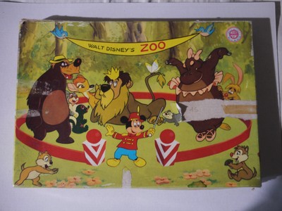 Y114. TIMBRINI WALT DISNEY'S ZOO MULTIPRINT vintage GIOCO ORIGINALE EUR
